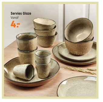 Kwantum Servies Glaze aanbieding