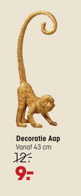 Kwantum Decoratie Aap aanbieding