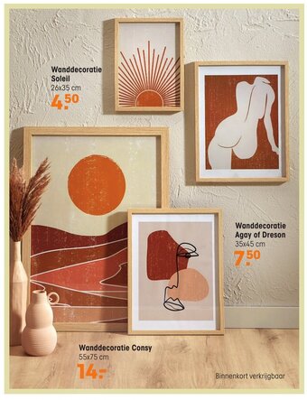 Kwantum Wanddecoratie Soleil aanbieding