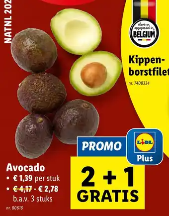 Lidl Avocado aanbieding