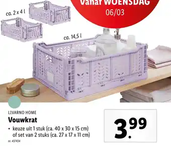 Lidl LIVARNO HOME Vouwkrat aanbieding