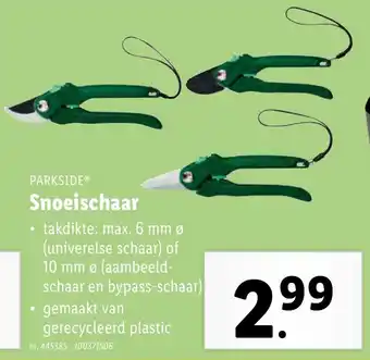 Lidl PARKSIDE Snoeischaar aanbieding