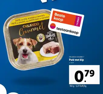 Lidl ORLANDO GOURMET Paté met kip aanbieding