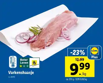Lidl Varkenshaasje aanbieding