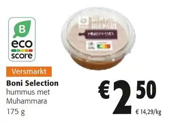 Colruyt Boni Selection hummus met Muhammara 175 g aanbieding