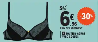 E.Leclerc SOUTIEN GORGE AVEC COQUES aanbieding