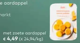 met zoete aardappel
