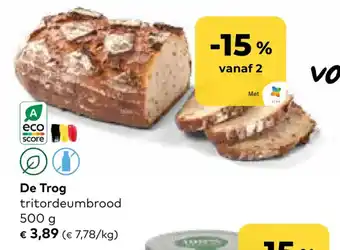 De Trog tritordeumbrood 500 g