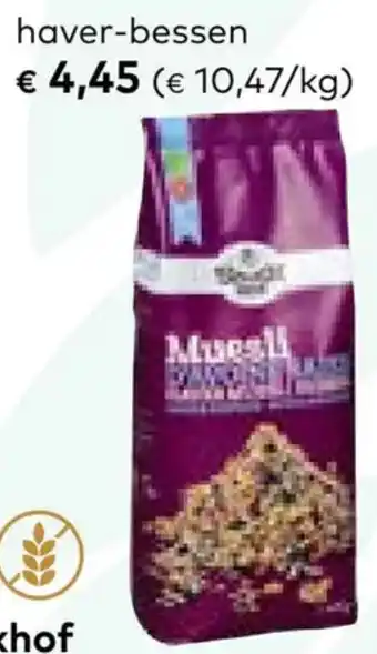 Bio Planet Bauckhof haver-bessen aanbieding