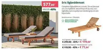 Eric ligbeddenset