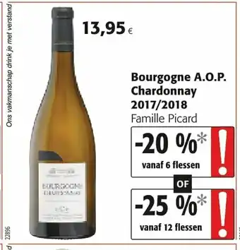 Colruyt Bourgogne A.O.P. Chardonnay 2017/2018 aanbieding