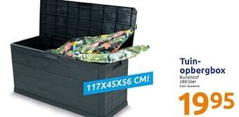 Action Tuin- opbergbox aanbieding