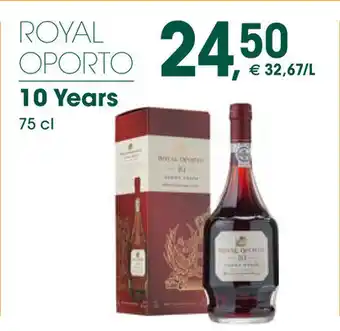 Prik en Tik ROYAL OPORTO 10 Years 75 cl aanbieding