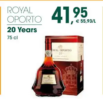 Prik en Tik ROYAL OPORTO 20 Years 75 cl aanbieding