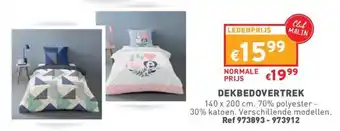 Trafic DEKBEDOVERTREK 140 x 200cm aanbieding