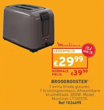 Trafic Moulinex BROODROOSTER aanbieding