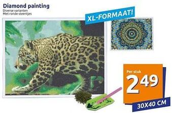 Action Diamond painting aanbieding