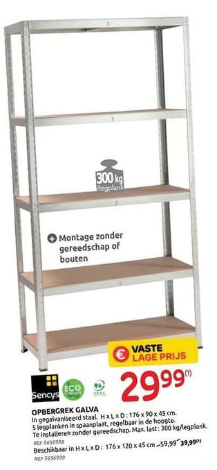 Brico Opbergrek galva aanbieding