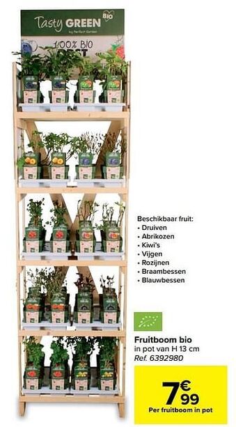Carrefour Fruitboom bio aanbieding