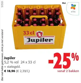 Colruyt Jupiler 5,2 % vol 24 x 33 cl aanbieding