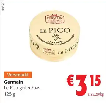 Colruyt Germain Le Pico geitenkaas 125 g aanbieding
