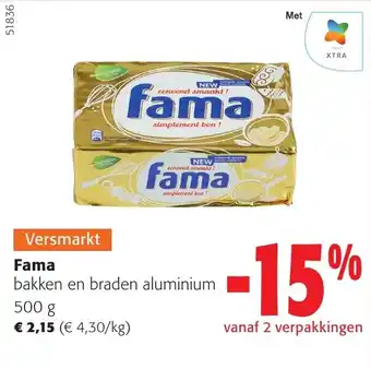 Colruyt Fama bakken en braden aluminium 500 g aanbieding