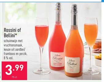 ALDI Rossini of Bellini aanbieding