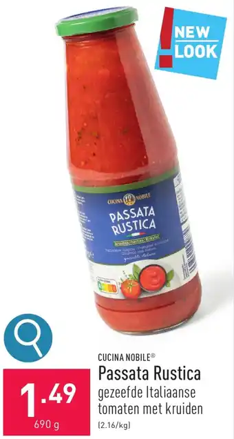 ALDI CUCINA NOBILE Passata Rustica 690g aanbieding