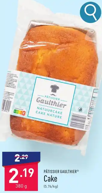 ALDI PÂTISSIER GAULTHIER Cake 380g aanbieding