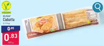 VEGAN DÉLIPAIN Ciabatta 300g