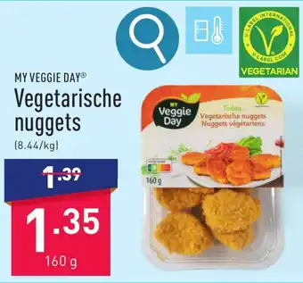 ALDI MY VEGGIE DAY Vegetarische nuggets 160g aanbieding