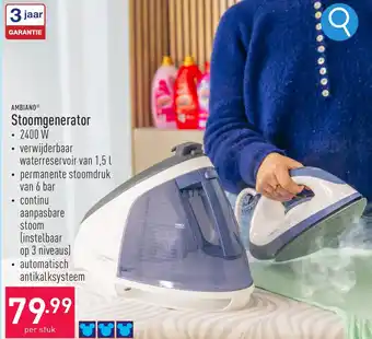 ALDI AMBIANO Stoomgenerator aanbieding
