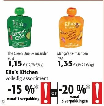 Colruyt Ella's Kitchen aanbieding