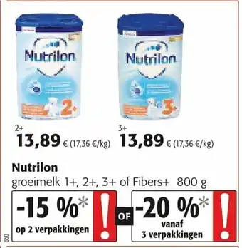 Colruyt Nutrilon aanbieding