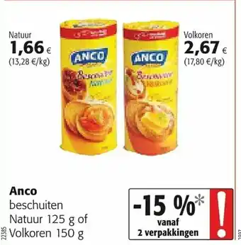 Colruyt Anco beschuiten aanbieding