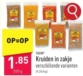 ALDI TAGIN Kruiden in zakje 200g aanbieding