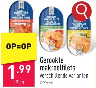 ALDI Gerookte makreelfilets 200g aanbieding