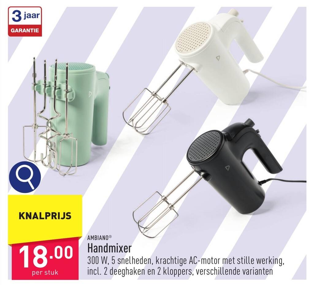 AMBIANO Handmixer promotie bij ALDI