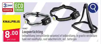 ALDI CRANE Loopverlichting aanbieding