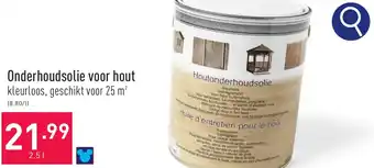 ALDI Onderhoudsolie voor hout 2.5L aanbieding