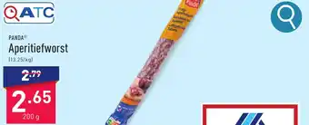 ALDI PANDA Aperitiefworst 200g aanbieding