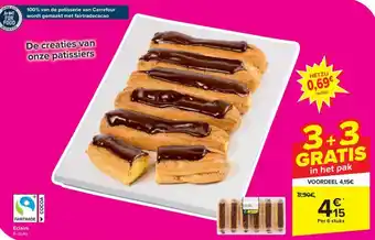 Carrefour eclairs aanbieding