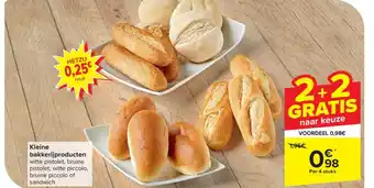 Carrefour Market Kleine bakkerijproducten aanbieding