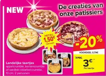 Landelijke taartjes