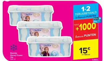 Carrefour Market Ola Disney Frozen roomijs 2 x 900 ml aanbieding
