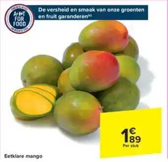 Carrefour Eetklare mango aanbieding