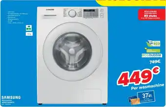 Carrefour SAMS Wasmachine 9kg aanbieding
