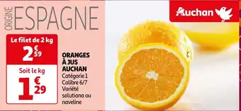 ORANGES À JUS