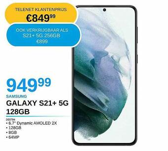 AUVA Samsung Galaxy S21+ 5g 128gb aanbieding