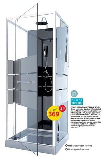 Brico Complete douchecabine study aanbieding